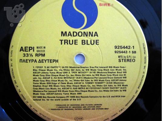 Madonna - True Blue (Greek Edition) Βινυλιο
